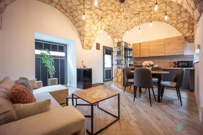 Kuchnia lub aneks kuchenny w obiekcie Apartament Pod Ratuszem I