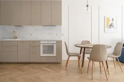 Kuchnia lub aneks kuchenny w obiekcie RentPlanet - Przedmieście Oławskie