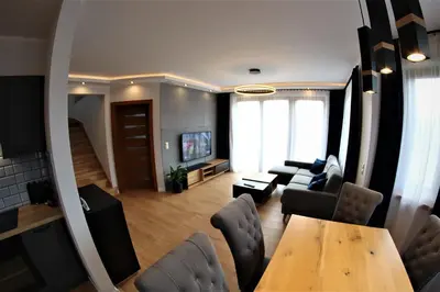Telewizja i/lub zestaw kina domowego w obiekcie Górska Enklawa Stara Morawa