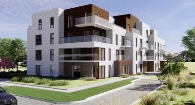 Budynek, w którym mieści się apartament
