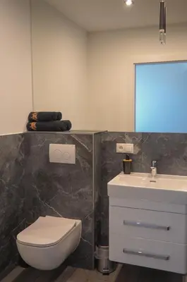 Łazienka w obiekcie Apartament przy Małej Panwi 
