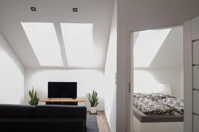 Telewizja i/lub zestaw kina domowego w obiekcie Apartament przy Małej Panwi 