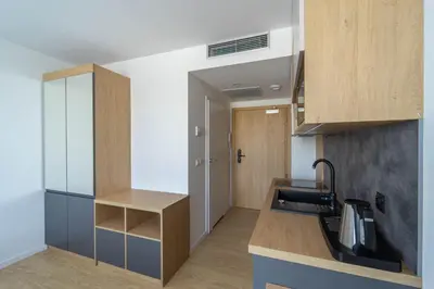 Kuchnia lub aneks kuchenny w obiekcie Milo Aparthotel