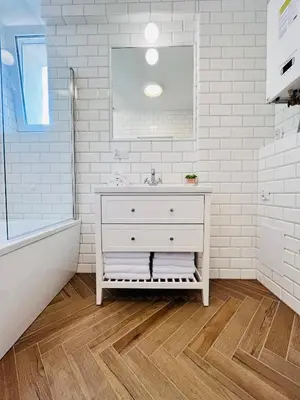 Łazienka w obiekcie Apartamenty Lubin - Noclegi Lubin