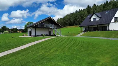 Budynek, w którym mieści się apartament