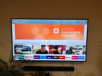 Telewizja i/lub zestaw kina domowego w obiekcie Apartament Wzgórze Gedymina
