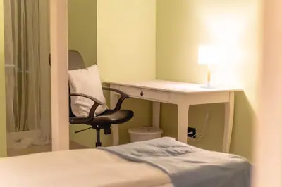 Łóżko lub łóżka w pokoju w obiekcie Apartament Fotografa
