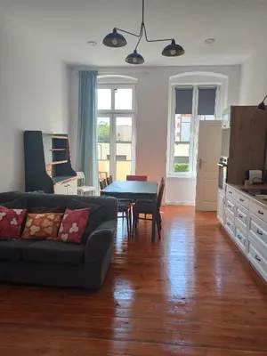 Kuchnia lub aneks kuchenny w obiekcie Apartament PAPROTKA 100m