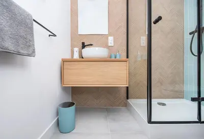 Łazienka w obiekcie Apartament Berbeckiego