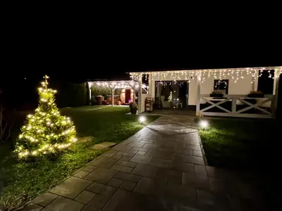 Ogród w obiekcie oBłędne Chaty