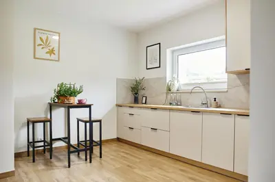 Kuchnia lub aneks kuchenny w obiekcie Resort Zacisze Apartamenty