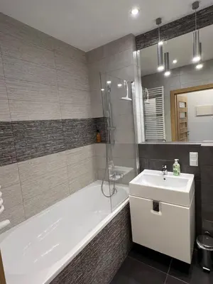 Łazienka w obiekcie I&M Apartments Sikorskiego Wrocław