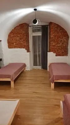 Łóżko lub łóżka w pokoju w obiekcie Noclegi Czentorycki 2