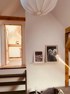 Łóżko lub łóżka w pokoju w obiekcie INGLOTÓWKA