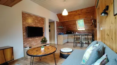 Kuchnia lub aneks kuchenny w obiekcie Apartamenty Kletno
