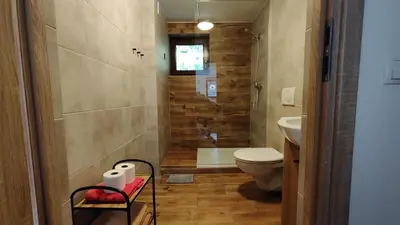 Łazienka w obiekcie Apartamenty Kletno