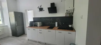 Kuchnia lub aneks kuchenny w obiekcie Apartament CityStation