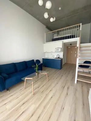 Kuchnia lub aneks kuchenny w obiekcie Apartament Wrocław-Lotnisko