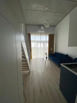 Łóżko lub łóżka w pokoju w obiekcie Apartament Wrocław-Lotnisko