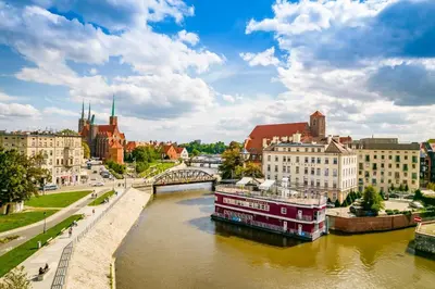 Widok na rzekę nieopodal tego obiektu B&B