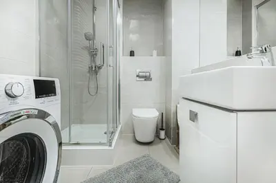 Łazienka w obiekcie Komfort z balkonem w centrum