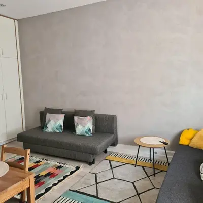 Część wypoczynkowa w obiekcie Apartament w Centrum
