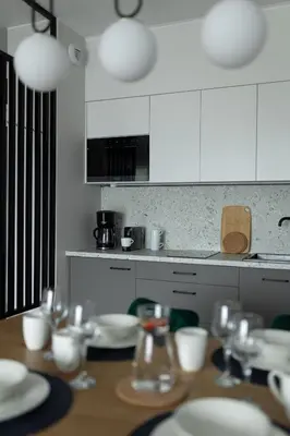 Kuchnia lub aneks kuchenny w obiekcie Apartament Radosny
