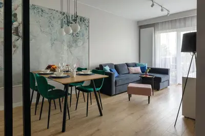 Część wypoczynkowa w obiekcie Apartament Radosny