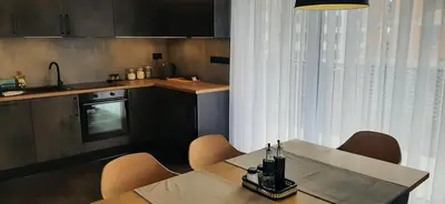 Kuchnia lub aneks kuchenny w obiekcie Belweder LOFT