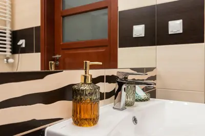 Łazienka w obiekcie Comfortable in Old Town with Parking-Sokolnicza by #Hoomvi
