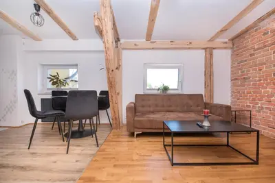 Część wypoczynkowa w obiekcie Apartament Nowy Świat 1
