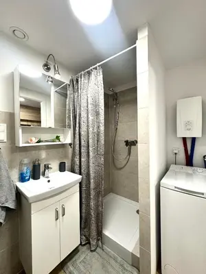 Łazienka w obiekcie Zarembowicza Apt 36 - Self Check-In 20h - Parking &Lift