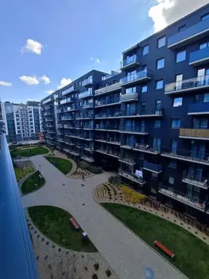 Budynek, w którym mieści się apartament