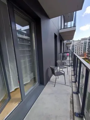 Balkon lub taras w obiekcie Green Apartment