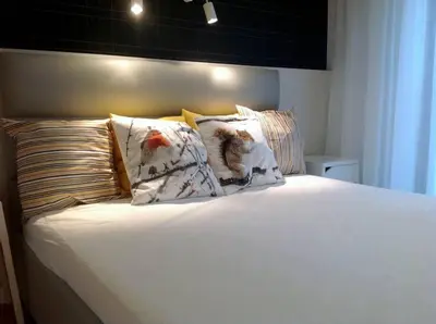 Łóżko lub łóżka w pokoju w obiekcie Komfort w najlepszej lokalizacji