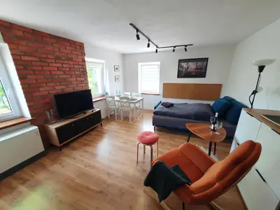 Część wypoczynkowa w obiekcie Apartament Chełmsko Śląskie