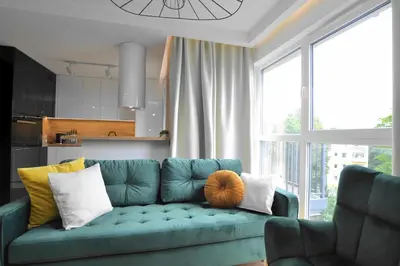 Część wypoczynkowa w obiekcie APARTAMENT KRÓLOWEJ BONY- z garażem Centrum Gliwic