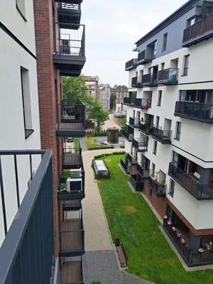 Budynek, w którym mieści się apartament