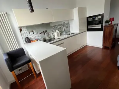 Kuchnia lub aneks kuchenny w obiekcie I&M Apartments Plac Solny Wrocław