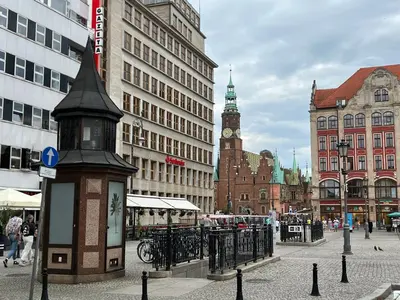 Widok na miasto Wrocław z tego apartamentu