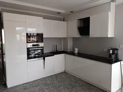 Kuchnia lub aneks kuchenny w obiekcie Apartament Brzeg