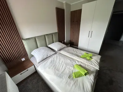 Łóżko lub łóżka w pokoju w obiekcie Restauracja & Bar u Dudy