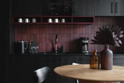 Kuchnia lub aneks kuchenny w obiekcie Apartamenty Na Łąkach