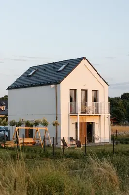 Budynek, w którym mieści się apartament