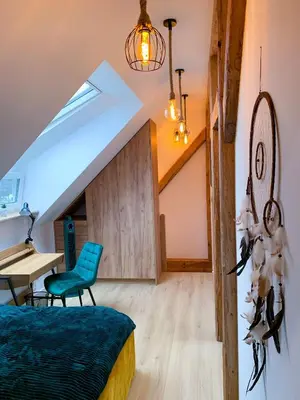 Część wypoczynkowa w obiekcie Apartament Kamienica Loft