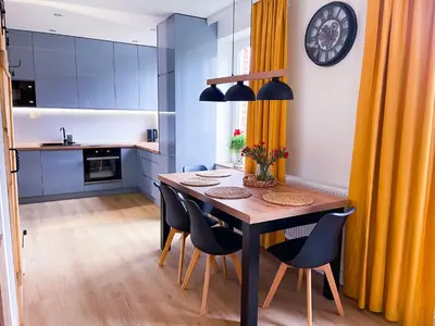 Kuchnia lub aneks kuchenny w obiekcie Apartament Kamienica Loft