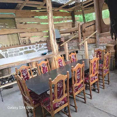 Restauracja lub miejsce do jedzenia w obiekcie Apollo pokój 4 osobowy Szklary-Huta26