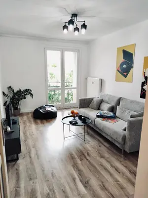 Część wypoczynkowa w obiekcie Apartament z parkingiem