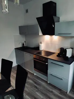 Kuchnia lub aneks kuchenny w obiekcie Apartament z parkingiem