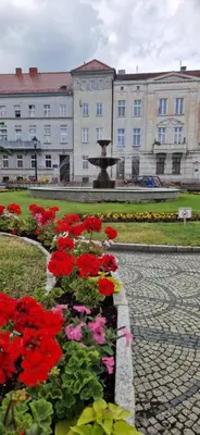 Ogród w obiekcie Apartament Książ